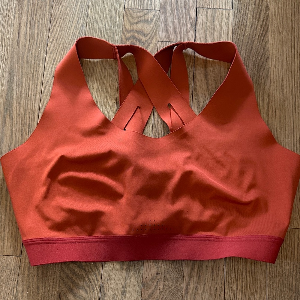 all in motion Orange, Laser Cut Cross-Back Sports Bra